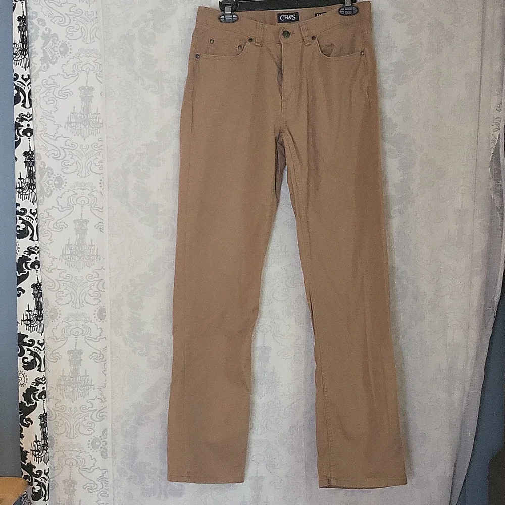 Chaps Men's Stretch 5 Pockets Twill Pant Size 30/32